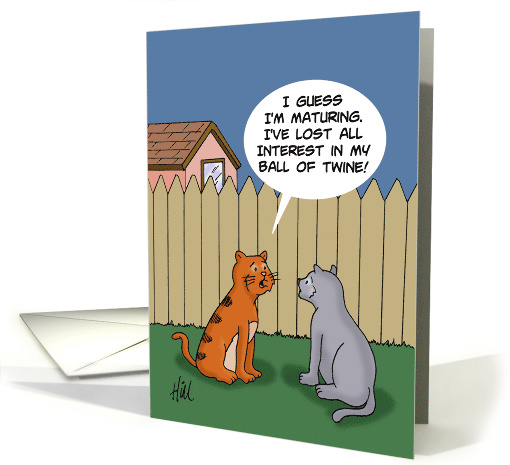 National Cat Day Card With Two Cats Lost Interest In My... (1539212)