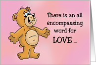 Birthday Card For Mother An All Encompassing Word For Love card