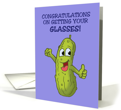 Congratulations On Getting Your Glasses With Cartoon... (1548874)