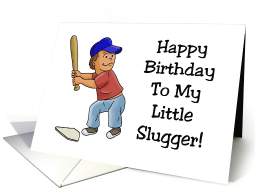 Cute Birthday Card For Grandson With Cartoon Boy With... (1549766)