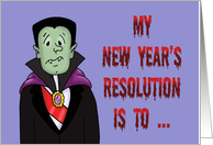 Humorous New Year's...