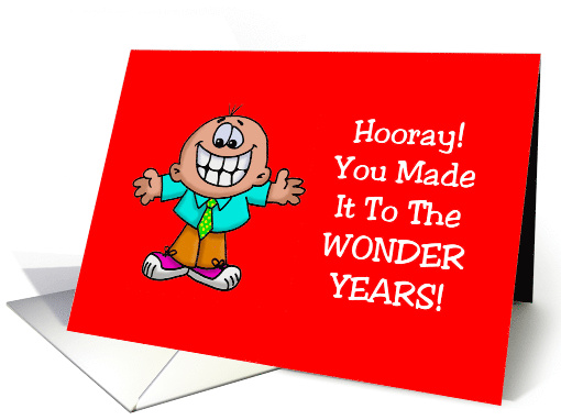 Getting Older Birthday Card Hooray! You Made It to The... (1551114)