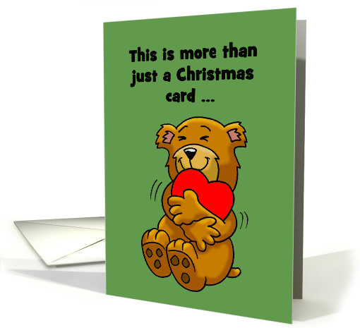 This Is More Than Just a Christmas Card It's A Hug That Folds card
