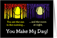 Love and Romance Card You Are My Sun In The Morning card