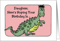 Daughter’s Birthday Card Dinosaur Hope Your Birthday Is Dinomite! card
