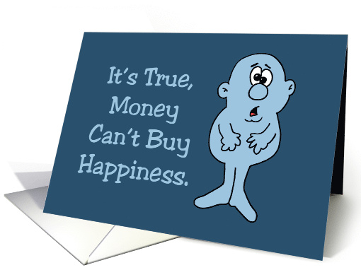 National Vanilla Ice Cream Day Card Money Can't Buy Happiness card