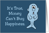 National Vanilla Ice Cream Day Card Money Can’t Buy Happiness card