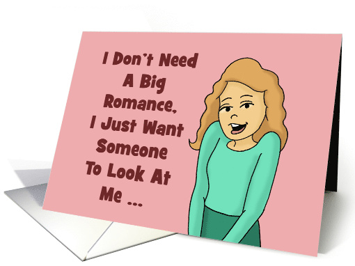 National Chocolate Day Card I Just Want Someone To Look At Me card