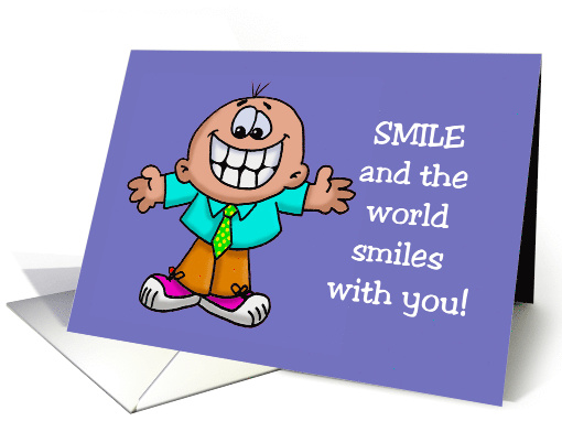 Funny Adult Fart Birthday Card With Cartoon Smile And The... (1566542)