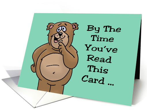 Adult Love.Romance Card By The Time You've Read This card (1566550)
