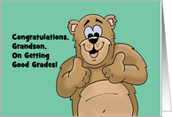 Congratulations Card For Grandson Getting Good Grades card