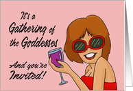 Gathering Of The Goddesses Invitation Girl’s Night Out card