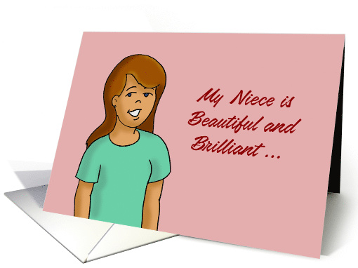 Niece's Birthday Card From Aunt My Niece Is Beautiful And... (1572644)