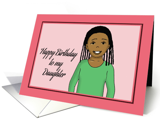 Birthday For Tween, Preteen African American Daughter card (1576350)