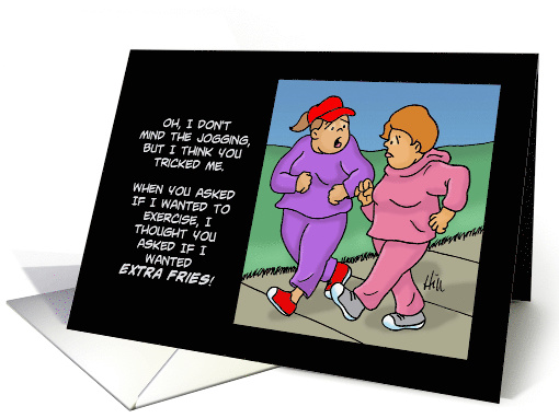 Funny Encouragement Card For Someone Trying To Lose Weight card