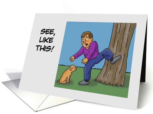 Humorous Congratulations On Getting A New Puppy card (1580802)
