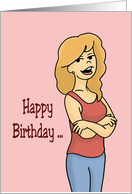 Lesbian Birthday Card Happy Birthday Sugar Tits card