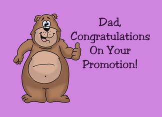 Congratulations Dad,...