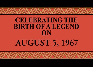 Birthday Card Celebrating The Birth Of A Legend With Custom Date
