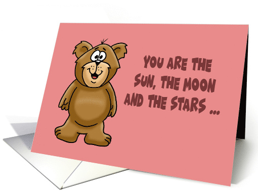 Adult Valentine Card You Are The Sun The Moon The Stars card (1589216)
