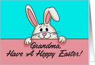 Easter Card For Sister With Cute Bunny Have A Hoppy Easter card