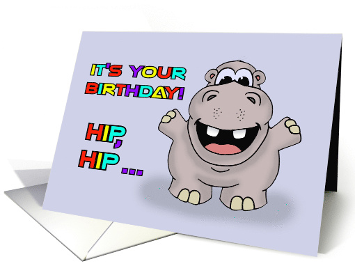 Humorous Getting Older Birthday Card Hip Hip Hip Replacement card