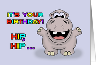 Humorous Getting Older Birthday Card Hip Hip Hip Replacement card
