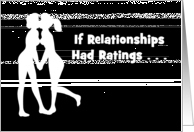 Lesbian Valentine Card If Relationships Had Ratings Ours Is XXX card