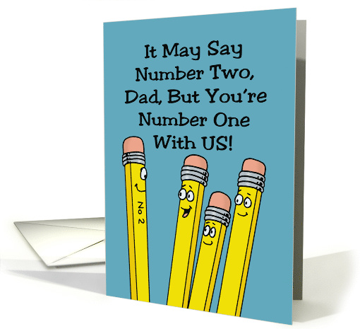 Cute Father's Birthday Card With Cartoon Pencils You're... (1600130)