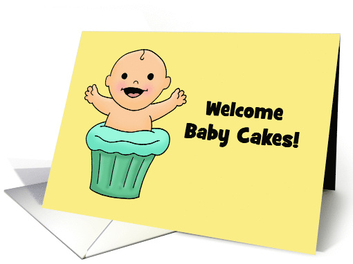 Cute Congratulations On Having A Baby Card Welcome Baby Cakes card