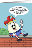 Humorous Friendship Card With Humpty Dumpty Taking A Selfie card