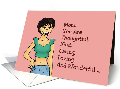 Humorous Mother's Day Card You Are Thoughtful Just Like Me card