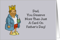 Adult Father’s Day Card For Dad you Deserve More Than Just A card