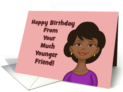 Birthday Card African American Woman From Your Much... (1608250)