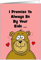 Adult Love, Romance Card Promise To Always Be By Your Side card