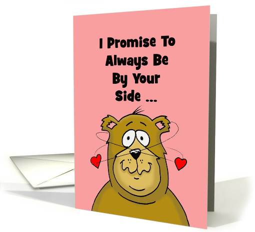 Adult Anniversary Card Promise To Always Be By Your Side card