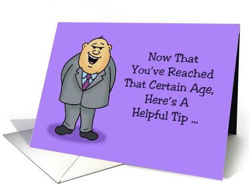 Humorous Getting Older Birthday Card First The Pants Then... (1617872)