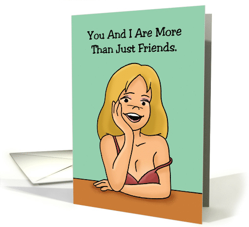 Friendship Card With Cartoon Woman You And I Are More... (1619878)