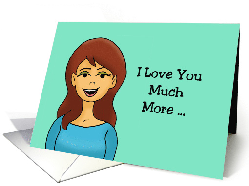 Humorous Anniversary I Love You Much More Than I Hate Your Farts card