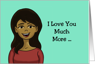 Anniversary For Spouse I Love You Much More Than I Hate Your Farts card