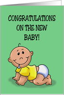 Humorous Congratulations On New Baby Sympathies With Your Vagina card
