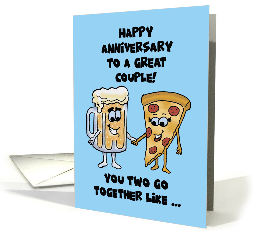 Anniversary Card For A Couple You Two Go Together Like card (1636144)