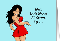 Birthday For Woman Look Who’s All Grown Up Ready For Colonoscopy card