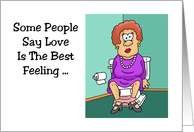 Adult Friendship Card Some People Say Love Is The Best Feeling card