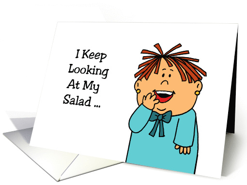 Humorous Friendship Card With Cartoon Woman I Keep... (1666122)