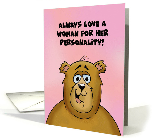 Funny Anniversary For Friend Love A Woman For Her Personality card