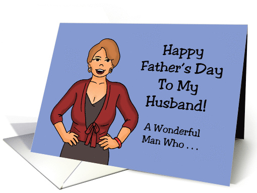 Humorous Father's Day For Husband Who Still Seems To Want card