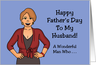 Humorous Father’s Day For Husband Who Still Seems To Want card