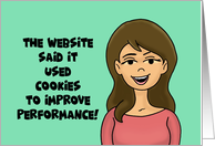 Friendship Website Uses Cookies To Improve Performance Me Too card