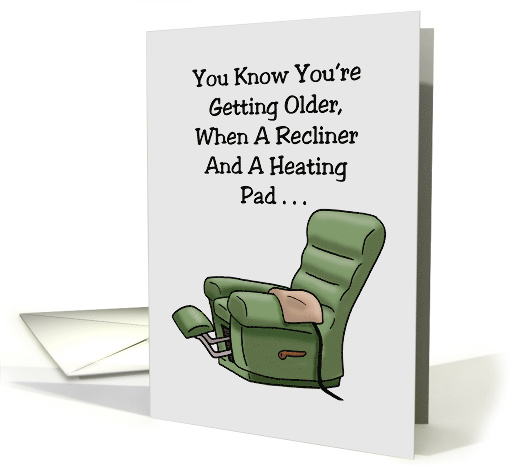 Getting Older Birthday With Cartoon When A Recliner And A... (1674952)